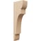 Ekena Millwork 5"W x 10"D x 30"H Thin New Brighton Rough Cedar Woodgrain TimberThane Corbel, Primed Tan CORUR05X10X30NEBRCPR - alternate 1